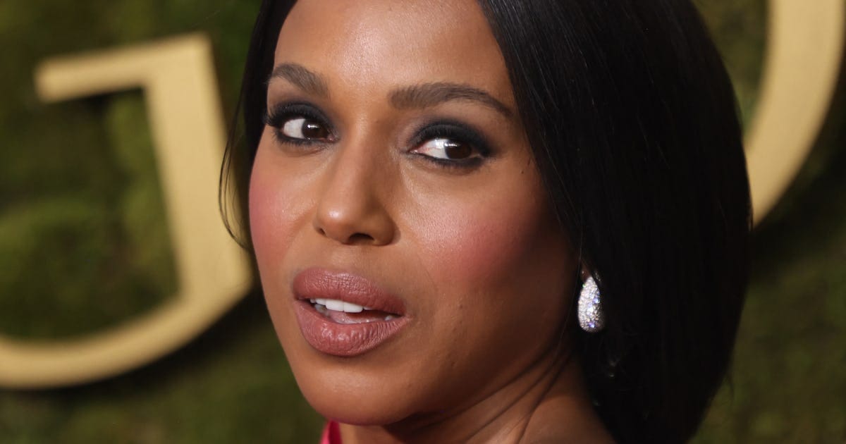 Kerry Washington’s Burgundy Nails Are One Of Winter’s Hottest Trends