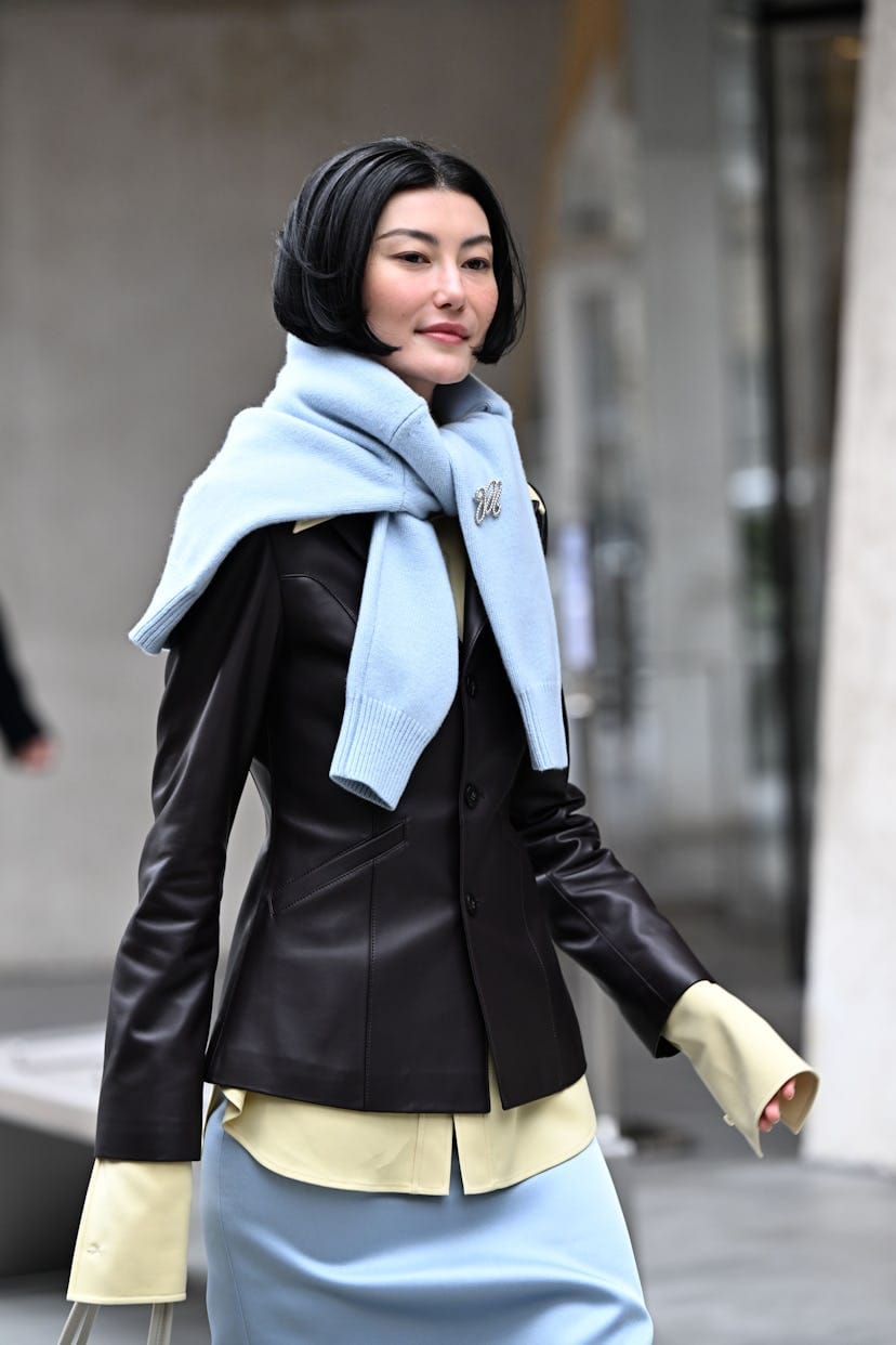 The London Fashion Week Fall/Winter 2025 Street Style Beauty Looks That Deserve Your Attention