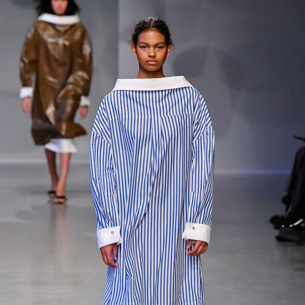 A model walks the runway during the Zomer Ready to Wear Fall/Winter 2025-2026 fashion show