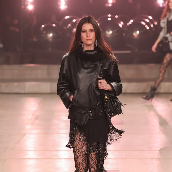 A model walks the runway during the Isabel Marant Womenswear Fall/Winter 2025-2026 show 
