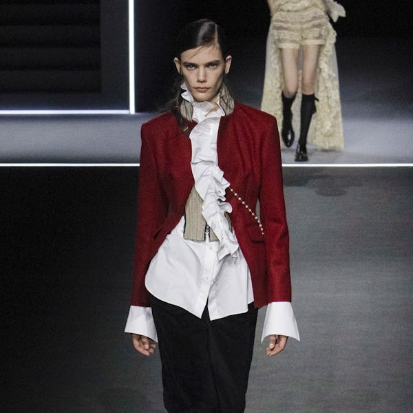 A model walks the runway during the Dior Ready to Wear Fall/Winter 2025-2026 fashion show