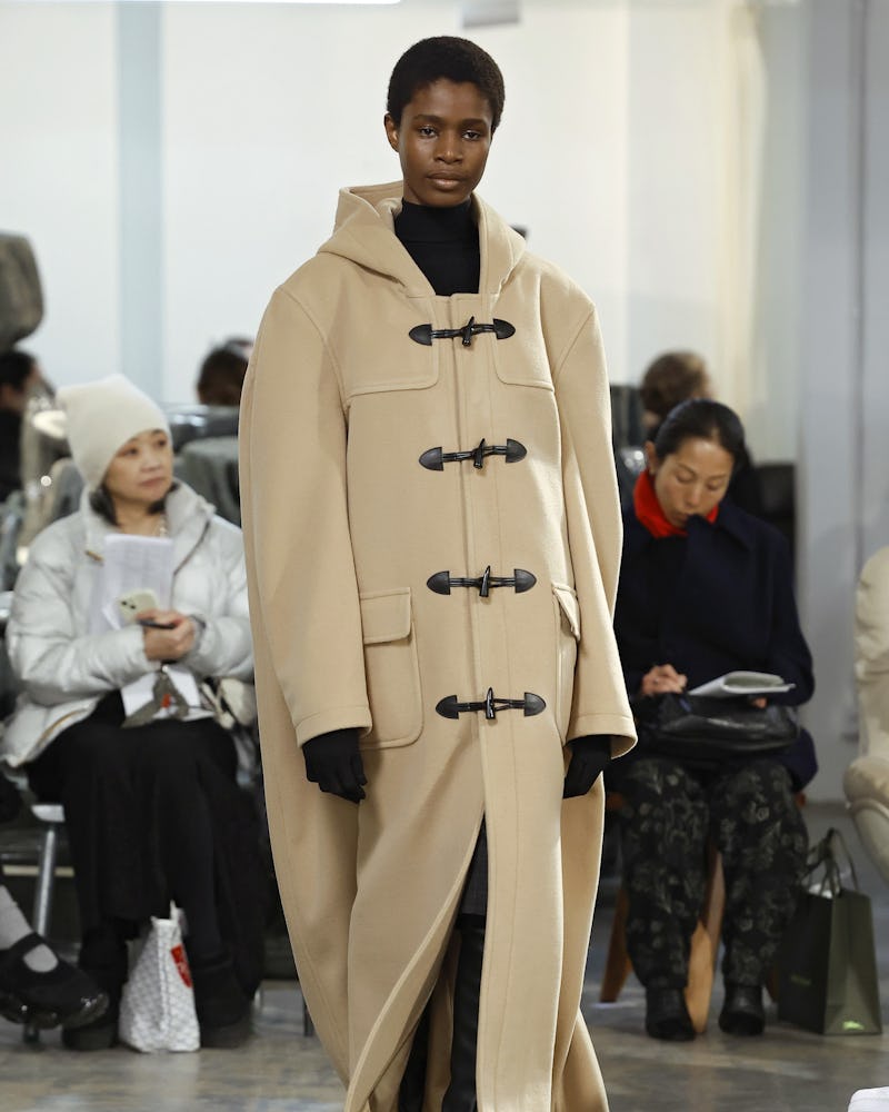 A model walks the runway during the Marie Adam-Leenaerdt Ready to Wear Fall/Winter 2025-2026 fashion...