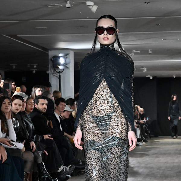 A model walks the runway during the Pressiat Womenswear Fall/Winter 2025-2026 show