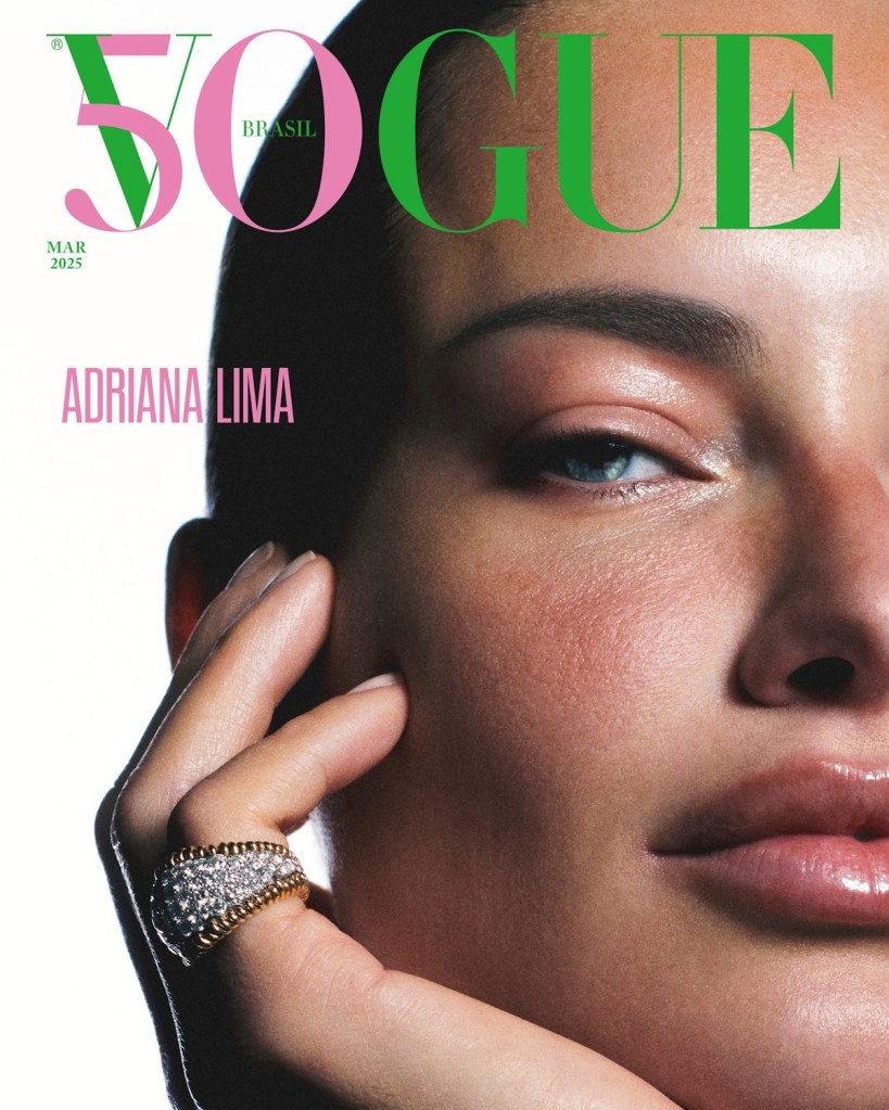 Vogue Brazil March 2025 : Adriana Lima by Zee Nunes