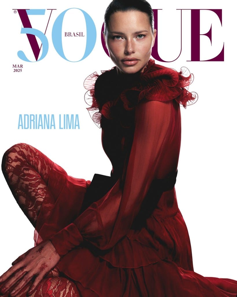 Adriana Lima Vogue Brazil March 2025