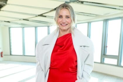 Cameron Diaz’s Asymmetrical Red Dress Lit Up The Stella McCartney Fall 2025 Show