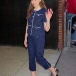 Elizabeth Olsen’s Tweed Chanel Capris Are A Spring Staple