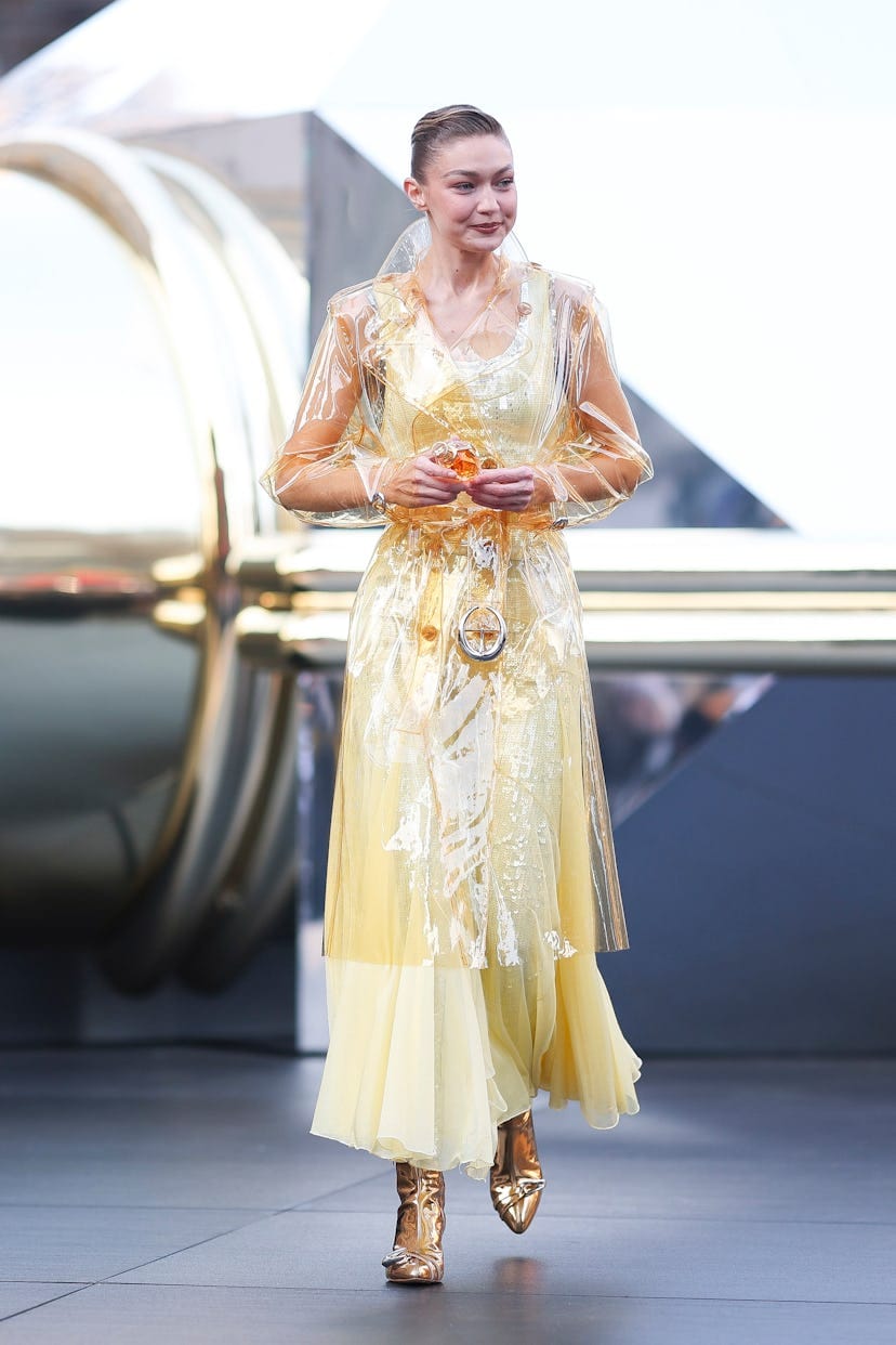 Gigi Hadid’s See-Through Trench Coat Is A Must-Have For Rainy Days