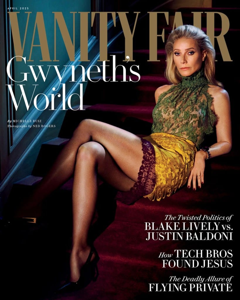 Vanity Fair April 2025 : Gwyneth Paltrow by Ned Rogers