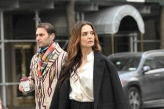 Katie Holmes’ Ruffled Capri Pants Ushered In The First Day Of Spring