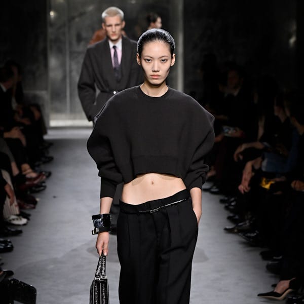 A model walks the runway during the Tom Ford Womenswear Fall/Winter 2025-2026 show 
