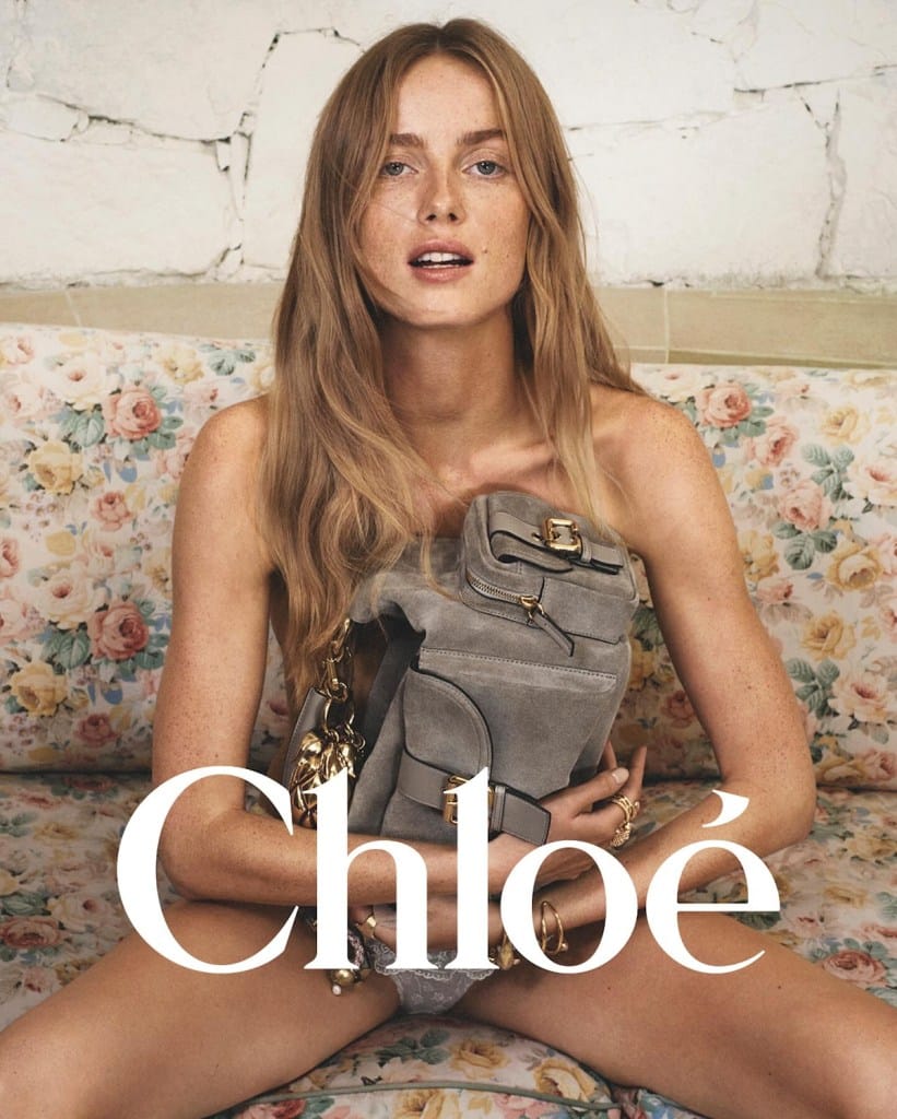 Rianne van Rompaey Chloe Spring 2025 Ad Campaign