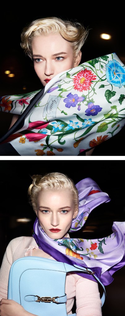 Gucci 'The Art of Silk' 2025 : Julia Garner by Steven Meisel