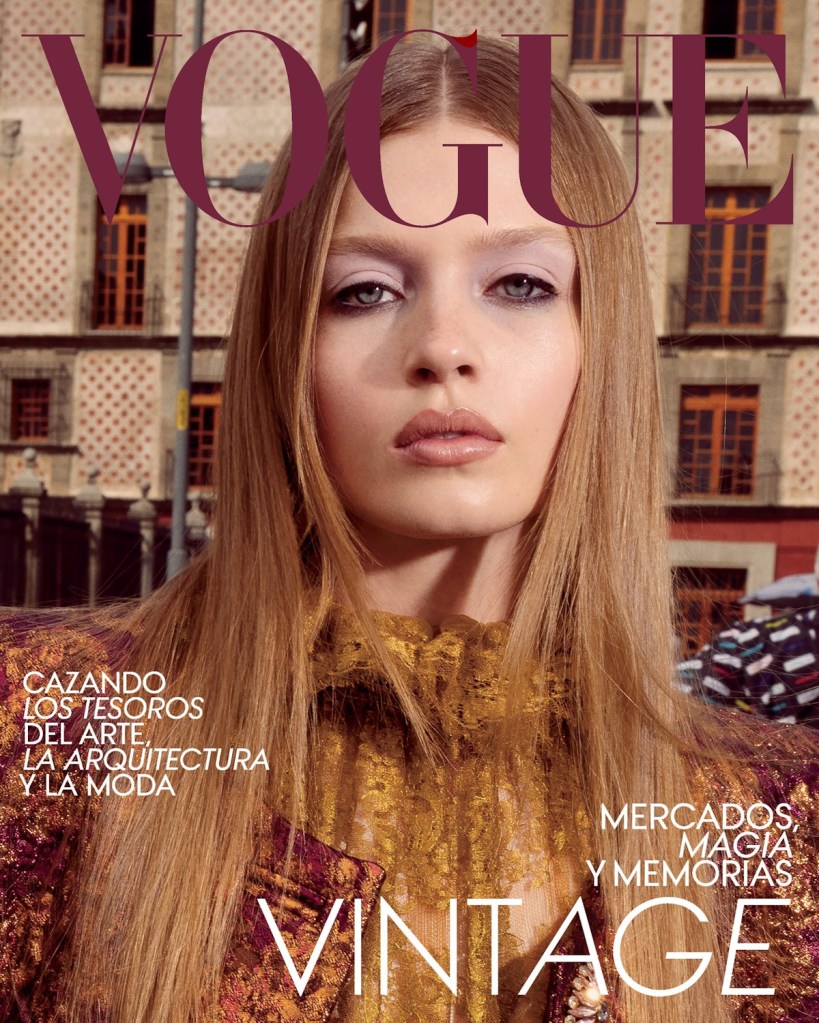 Vogue Mexico & Latin America April 2025 : Angelina Kendall & Ella McCutcheon by Inez van Lamsweerde & Vinoodh Matadin