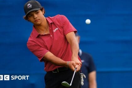 Charlie Woods: Tiger’s son wins first American Junior Golf Association event