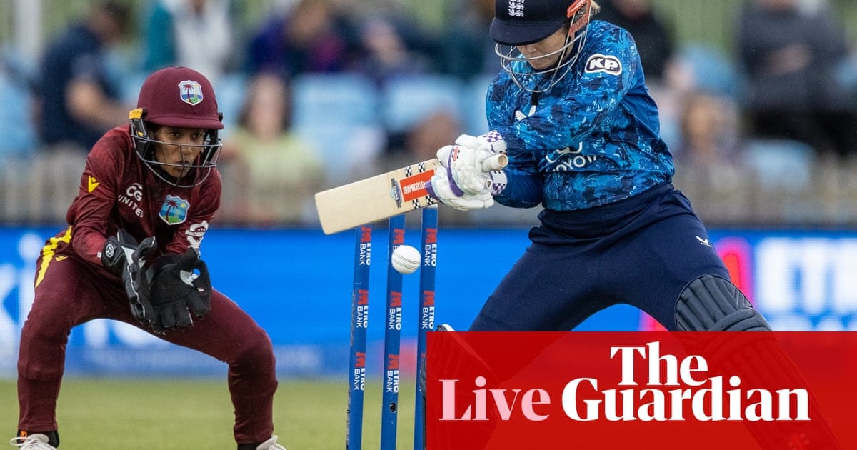 England v West Indies: first women’s cricket one-day international – live | Cricket
