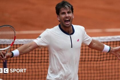 French Open 2025 results: Cameron Norrie beats Daniil Medvedev in five sets in Roland Garros first round