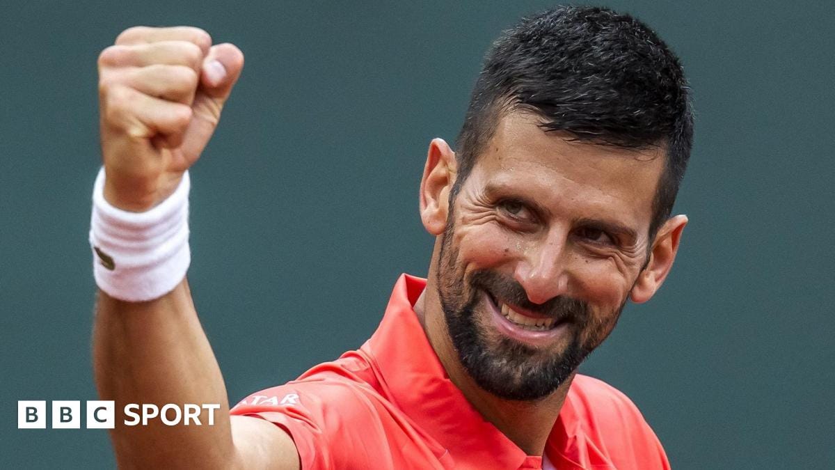 Geneva Open: Novak Djokovic defeats Marton Fucsovics to reach quarter-finals