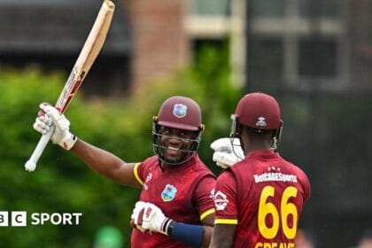 Ireland v West Indies: Matthew Forde ties one-day record before washout in Dublin