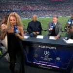 Kate Abdo stuns Thierry Henry and Micah Richards with shock exit live on air during CBS Sports’ Champions League final coverage – before being replaced by new presenter