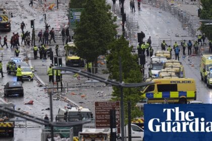 Man arrested after car hits pedestrians during Liverpool FC victory parade | Liverpool
