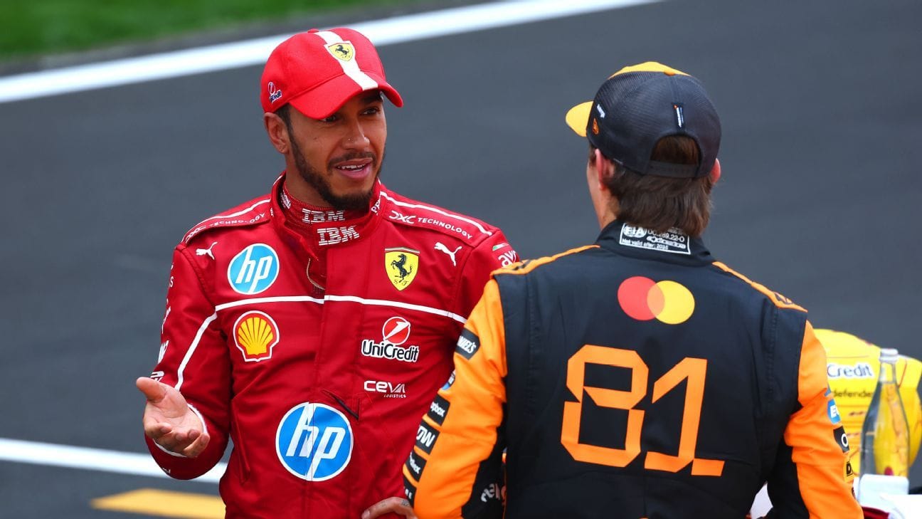 Oscar Piastri on right track to take F1 title – Lewis Hamilton