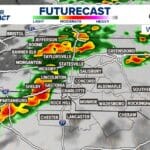 Severe storms to hit the Carolinas Tuesday night through Wednesday morning