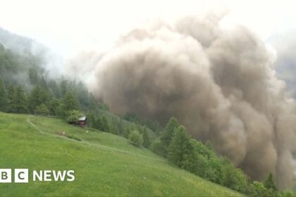 Swiss glacier collapse buries most of village of Blatten