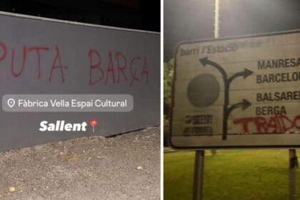 Aparecen pintadas contra Joan García en su pueblo