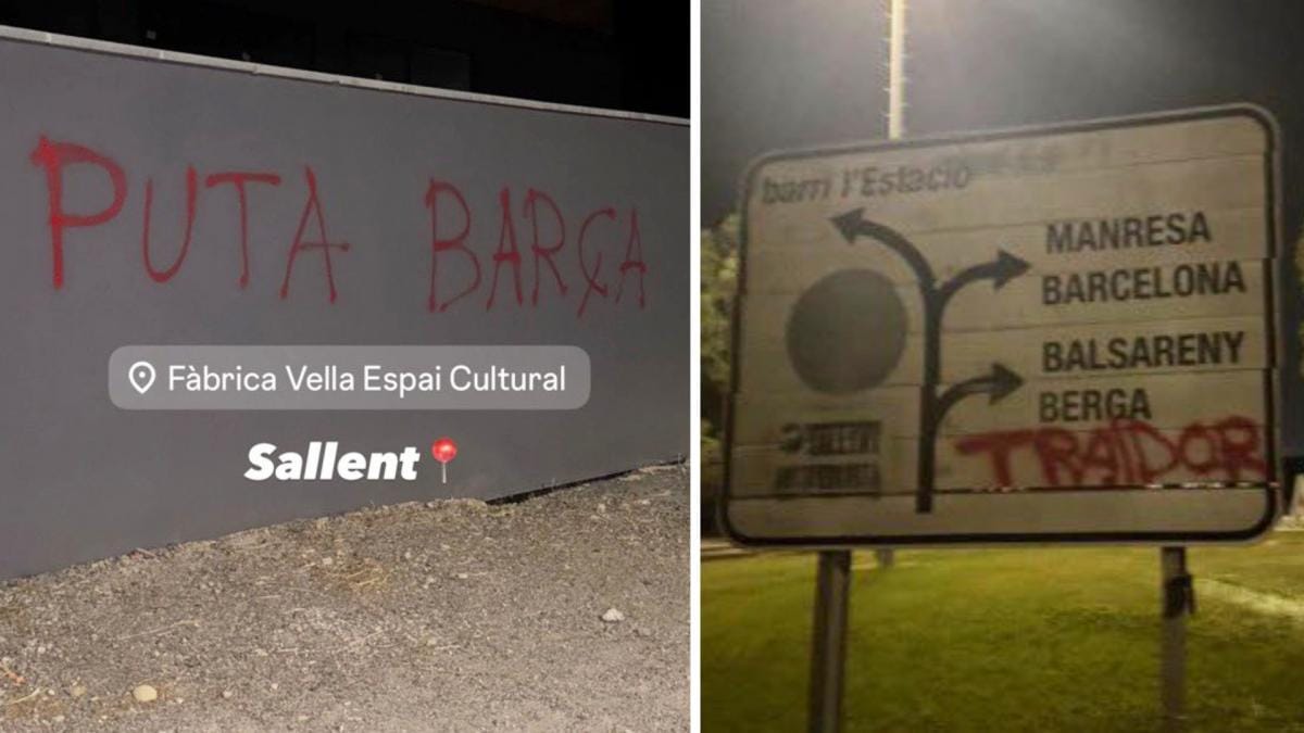 Aparecen pintadas contra Joan García en su pueblo