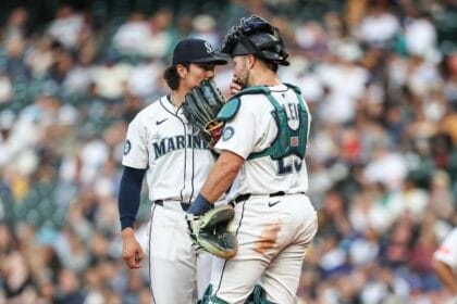 Cal Raleigh hits grand slam; Bryan Woo throws 7 scoreless innings