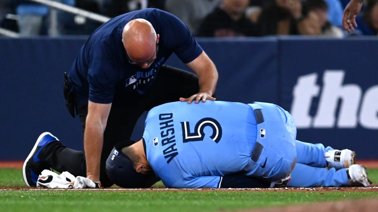 Daulton Varsho’s injury could prove costly for Blue Jays