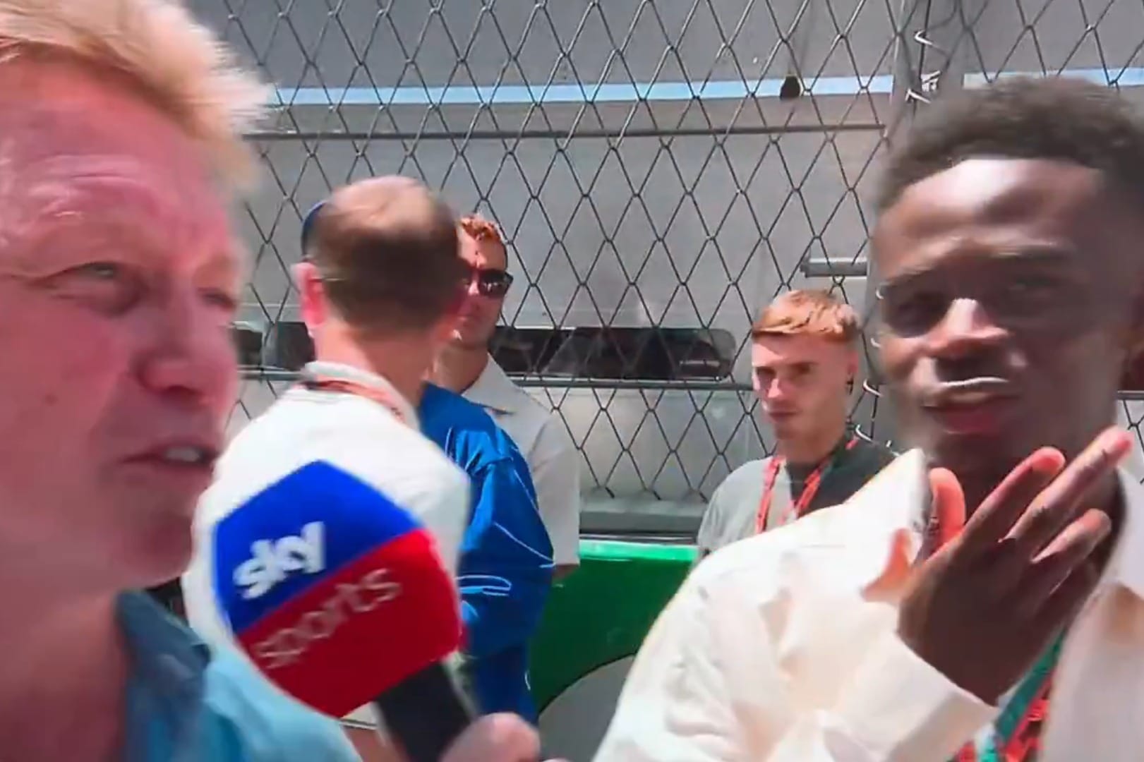 ‘He’s not very friendly’ – Bukayo Saka snubs Sky interview and gets called out by F1 champion