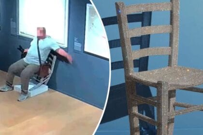Idiot tourists sit on and break ‘delicate’ chair in Italian museum
