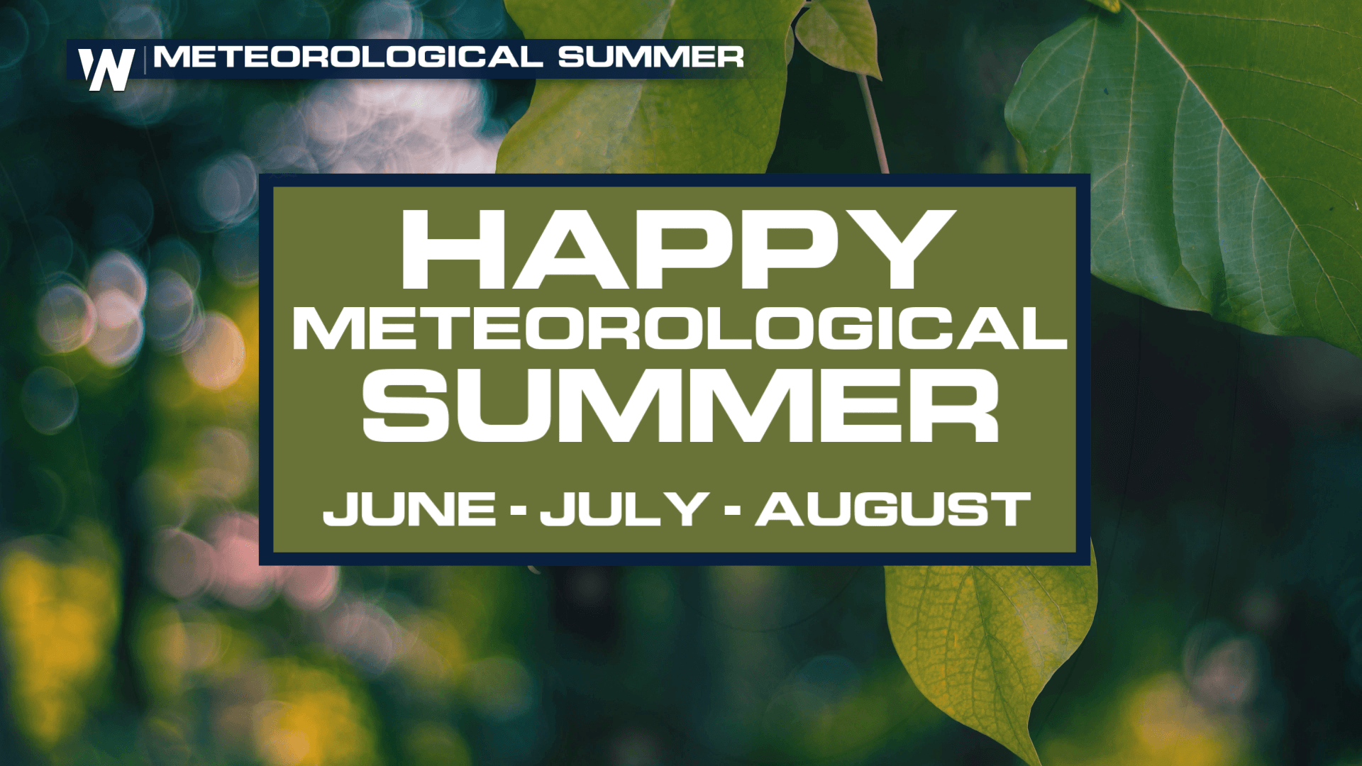 JUNE 1 – Happy Meteorological Summer JUNE 1 – Happy Meteorological Summer