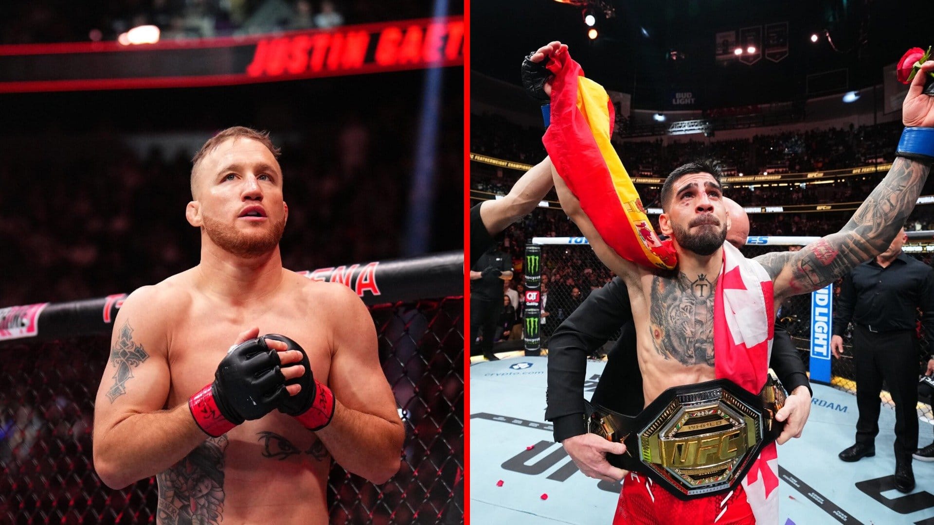 Justin Gaethje addresses UFC retirement ultimatum, Ilia Topuria’s talks about welterweight move Justin Gaethje addresses UFC retirement ultimatum, Ilia Topuria’s talks about welterweight move