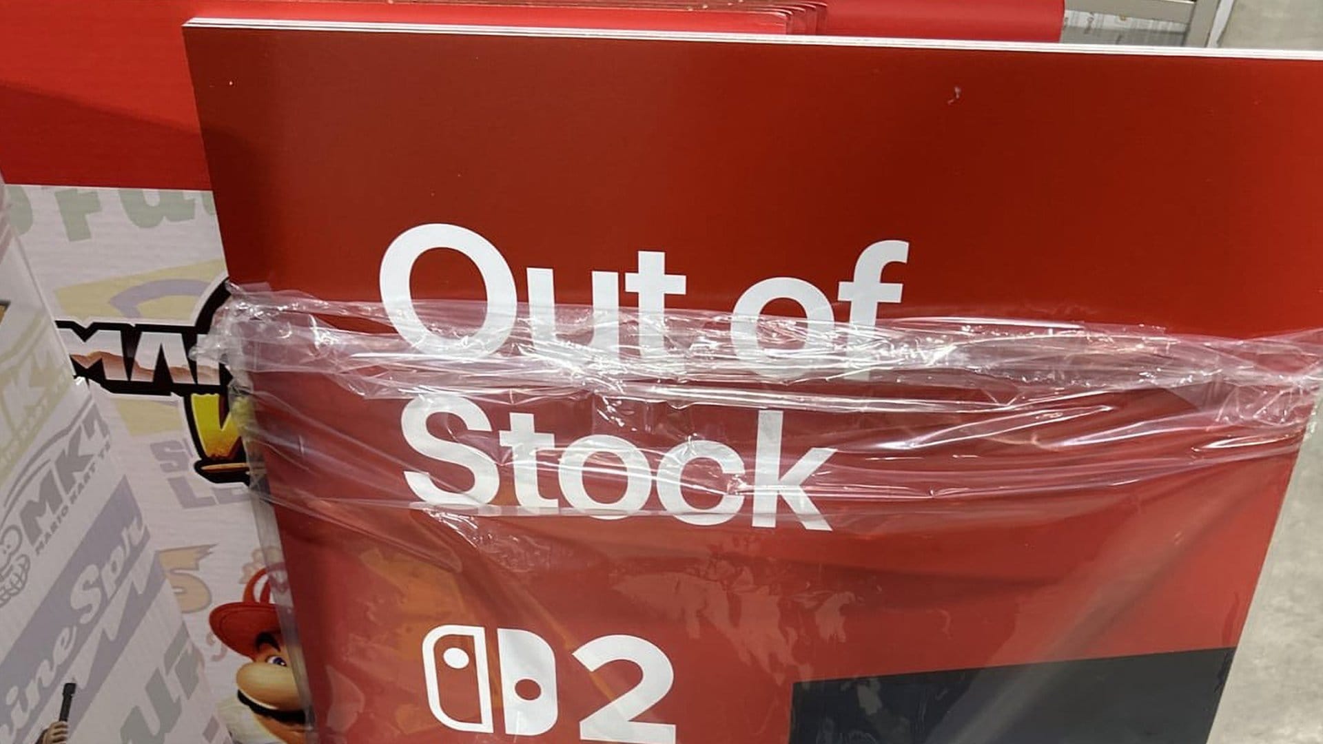 Nintendo is reportedly sending ‘Out of Stock’ signs to Switch 2 retailers