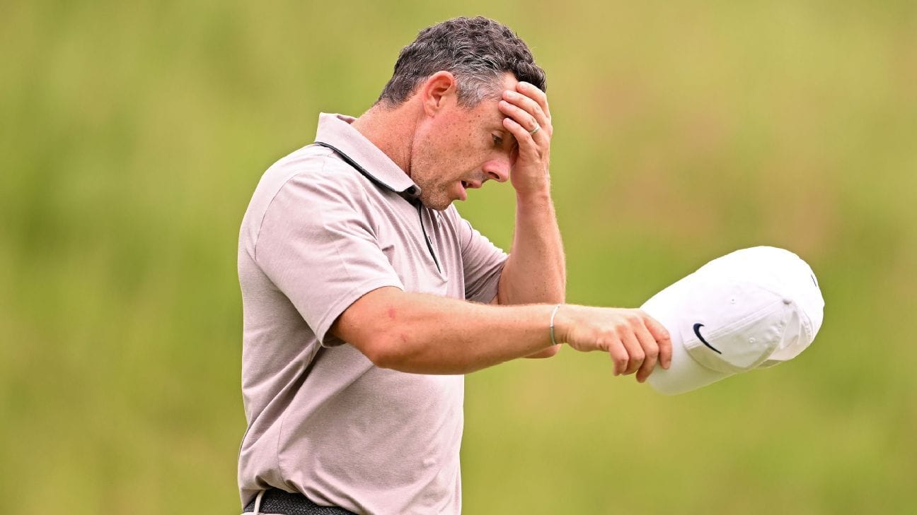 ‘Pretty average’: McIlroy ambivalent over his U.S. Open play