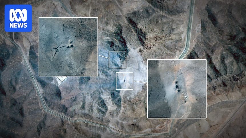 Satellite images show impact craters, building damage at Iranian nuclear sites