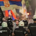 Serbia police clash with protesters calling for early election