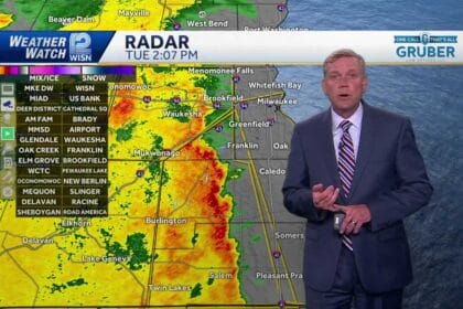 Severe thunderstorm warning issued for part of southeast Wisconsin