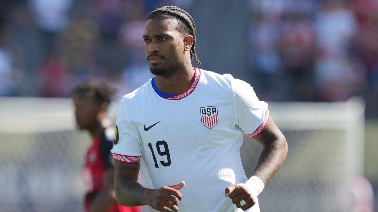 USA’s Haji Wright (Achilles) out for rest of Concacaf Gold Cup