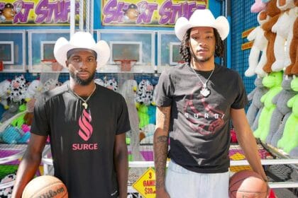 Calgarian Adelodun relishing Surge game during Calgary Stampede