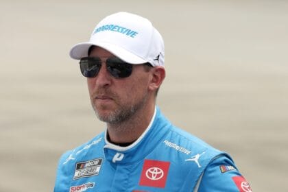 Denny Hamlin reacts to Richard Childress voicing displeasure over Kyle Busch, Austin Dillon radio at Dover