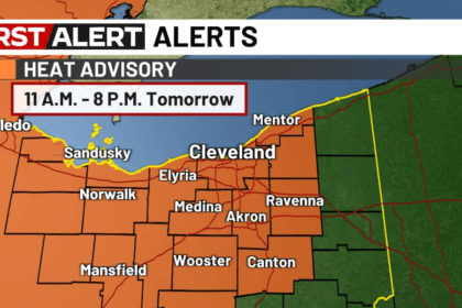 Excessive heat tomorrow; heat index of 104 degrees possible