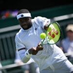 Frances Tiafoe responds when asked if he thinks he can actually win Wimbledon this year