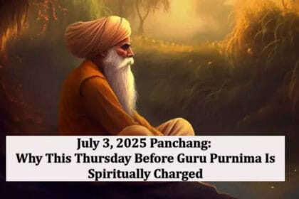 July 3, 2025 Panchang: Why this Thursday before Guru Purnima is spiritually charged