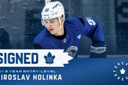 Maple Leafs Sign Draft Pick Miroslav Holinka