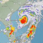 Se forma la depresión tropical tres frente a la costa sureste de EE.UU.