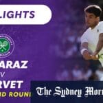 Video: 2nd Round Highlights | Oliver Tarvet v Carlos Alcaraz